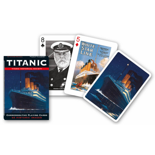 Carti de joc de colectie, Piatnik, cu tema "Titanic"